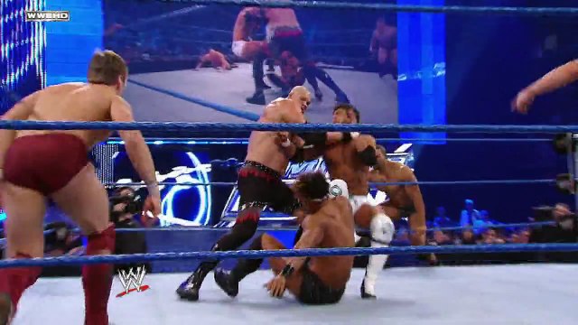 SmackDown Kane vs. 8 WWE NXT Rookies - 8-on-1 Elimination