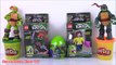 PLAY DOH Ninja Turtles Surprise Eggs! TMNT LEGO MINIFIGURES UNBOXING OPENING