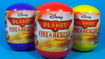 Disney PLANES Fire & Rescue surprise eggs unboxing 3 Disney Planes eggs surprise! For kids