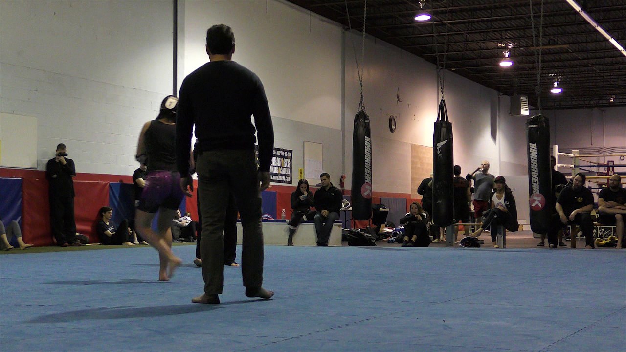 Julie vs Emily - Single Stick - Beat the Crap Out of Cancer VII - November 12 - 2016