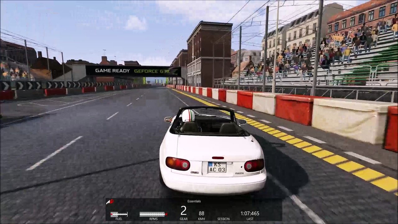 Mazda Miata MX5, Highlands Short, Assetto Corsa, i5 4690 GTX 1070