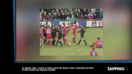 Eric Cantona : condamné à de la prison ferme pour son "coup du kung-fu" il y a 22 ans (vidéo)