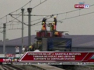 SONA: Operasyon ng LRT 2, naantala matapos tamaan ng kidlat