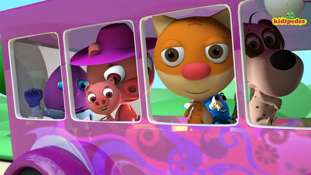 Wheels On The Bus | Popular Nursery Rhymes Collection for Children | ChuChu TV Rhymes Zone