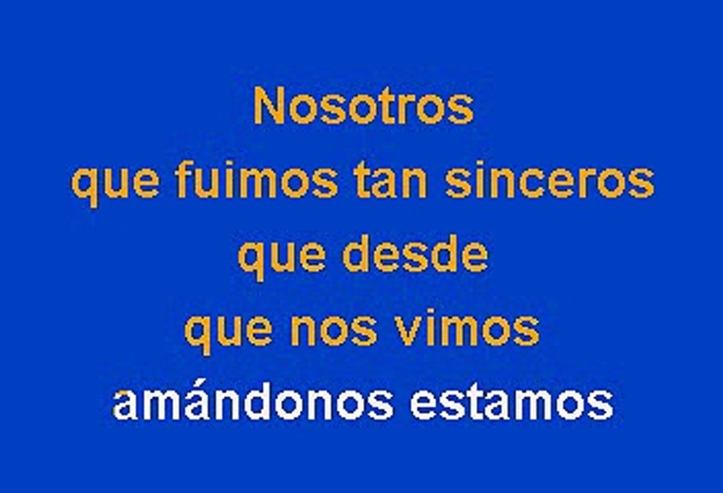 Los Panchos - Nosotros (Karaoke)