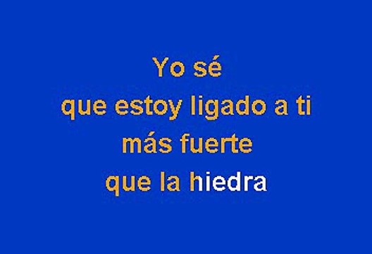 Los Panchos - La Hiedra (Karaoke)