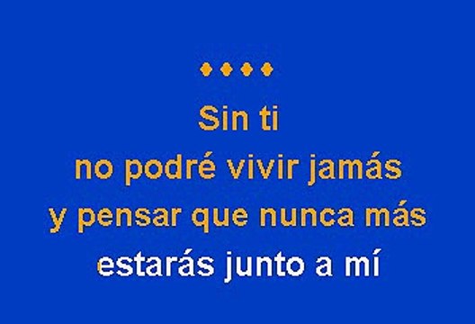 Los Panchos - Sin Ti (Karaoke)