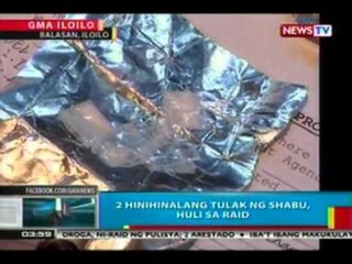 BP: 2 hinihinalang tulak ng shabu, huli sa raid