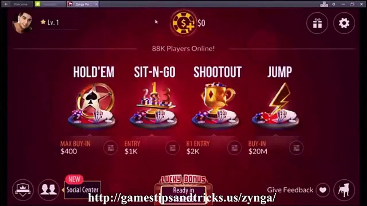 Latest Zynga Poker Chips generator 2017 (Android & IOS)