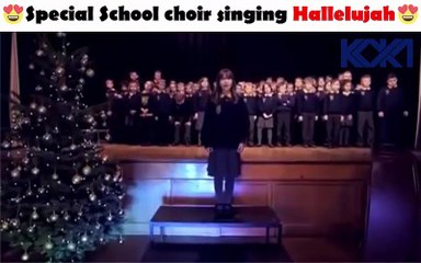 Special School choir singing Hallelujah