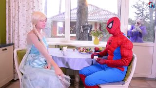 И Эльза замороженные джокер Дети человек-паук человек-паук история супергерои против магнит Irl