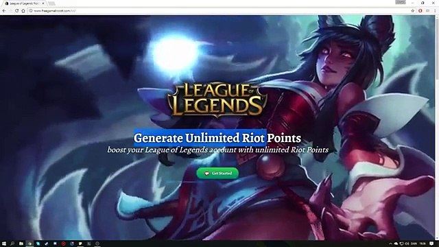 League of Legends - FREE RIOT POINTS GENERATOR - 100% No Charge [WORKING] 2017 LoL Cheat-1