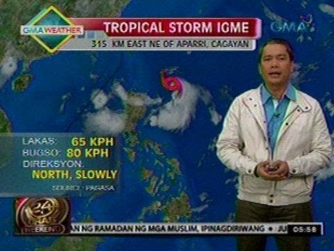 24 Oras: GMA Weather Update (August 19, 2012)