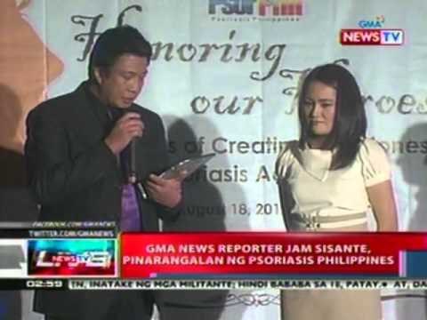 NTL: GMA News reporter Jam Sisante, pinarangalan ng Psoriasis Philippines