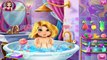 Рапунцель новорожденный двойняшки Детка ванна мыть дисней Принцесса Рапунцель Детка питомник Игры для ки