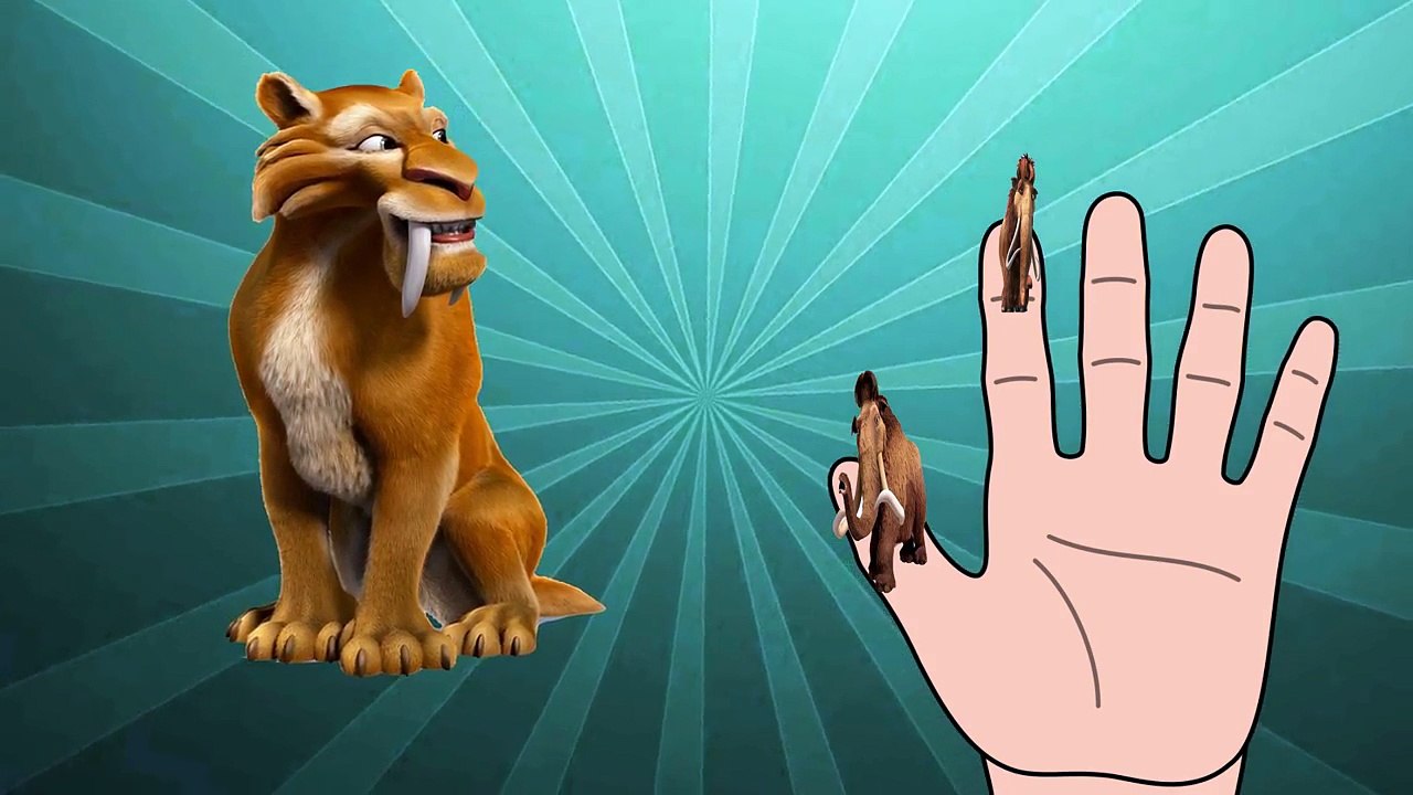 Ice age Cartoon Finger Family NURSERY RHYME ( Nursery Rhymes Song Collection)