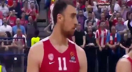 Delije - Nadglasavanje himne Evrolige! Crvena zvezda - Olympiacos