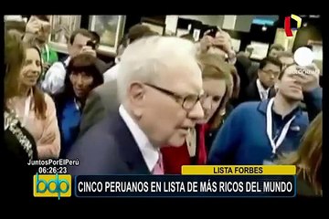 Lista Forbes: cinco peruanos en lista de más ricos del mundo