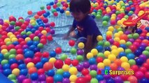 Best Learning Video for Kids GIANT BALL PIT POOL Learn Colors and Numbers with Ball Pit Balls Toys