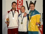 Swimming - men's 100m butterfly S9 medal ceremony - 2013 IPC Swimming World Championships Montreal