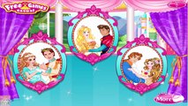 Disney Princess Wedding Dance - Princesses Cinderella Aurora and Belle Dress Up Game Rapun