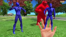 3D Fat hulk finger family rhymes for children | ironman gorilla captain america colors fin
