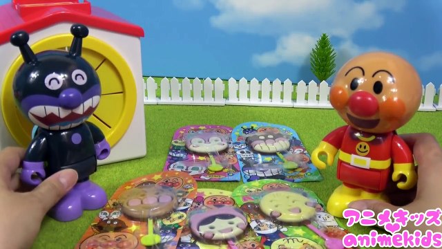 アンパンマン アニメ おもちゃ ペロペロチョコ らくがきしちゃおう❤ てさぐりボックス animekids アニメキッズ animation Anpanman Lollipop Chocolates