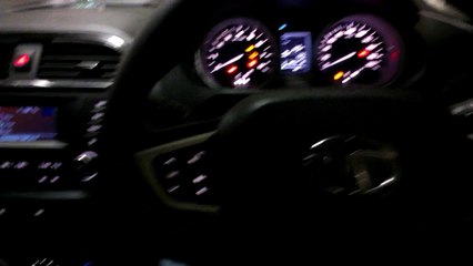 Tata Tiago Dashboard at night