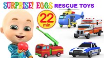 Surprise Eggs | Construction Truck Toys for Kids - Driller Crane | Surprise Eggs Toy from