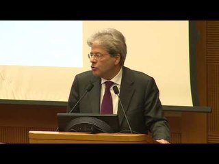 Roma - Gentiloni alla Conferenza nazionale “Acque d'Italia” (22.03.17)