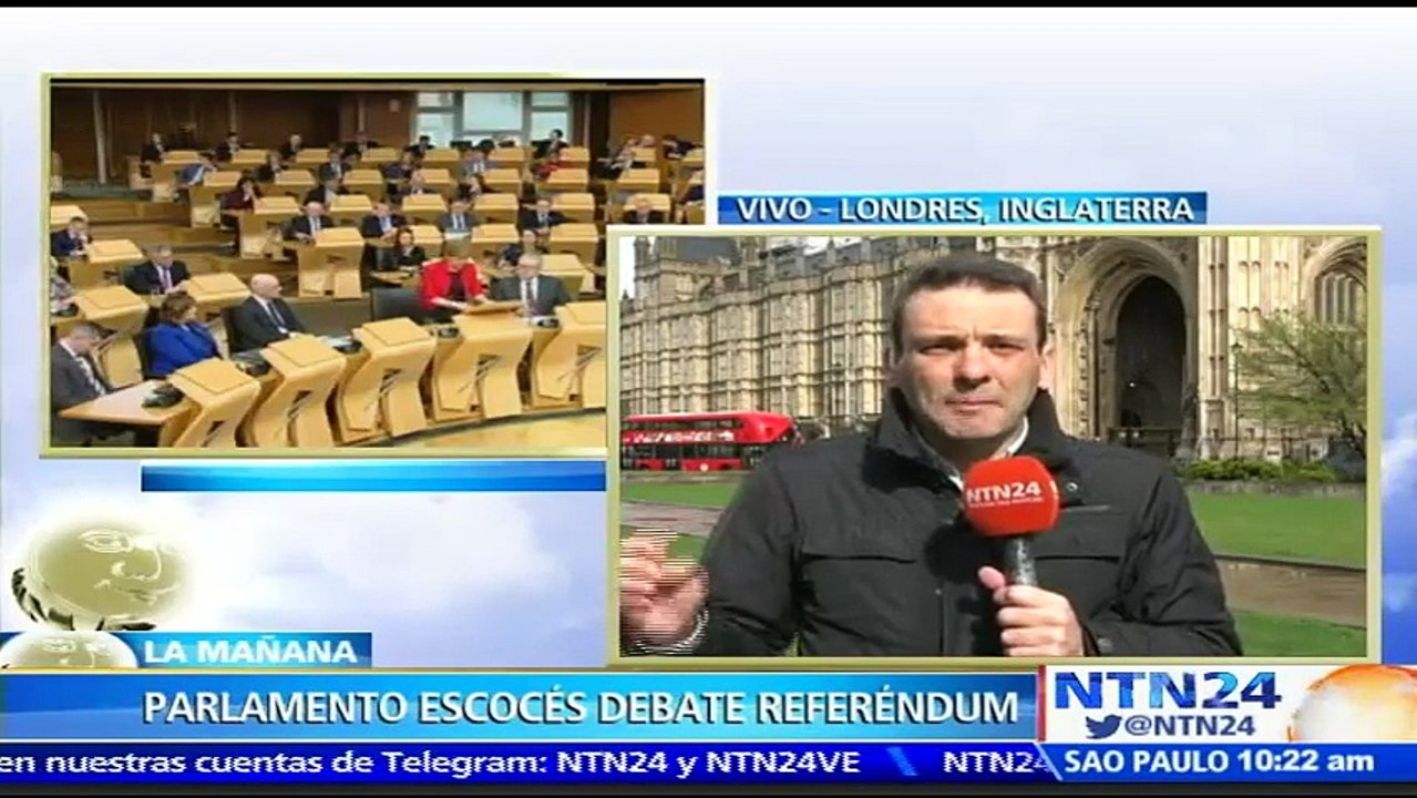 Parlamento escocés debate si convoca un referendo independentista, una semana antes de la salida oficial del Reino Unido