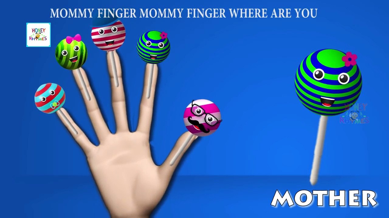 Ice Cream, Cake Pop, Lollipop and Cupcakes Finger Family