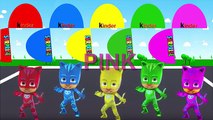 Coloring PJ Masks Catboy Gekko Owlette - Learn Colors With PJ MASKS - Video Learning For K