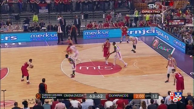 Završnica produžetka utakmice | Crvena zvezda - Olympiacos 64:66