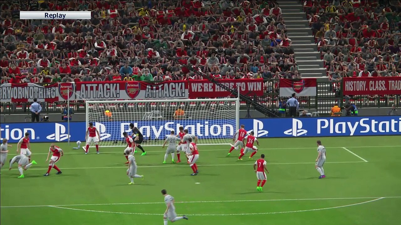 Pro Evolution Soccer 2017 Champions League Group Stage Matchday 1 (Arsenal v Real Madrid)