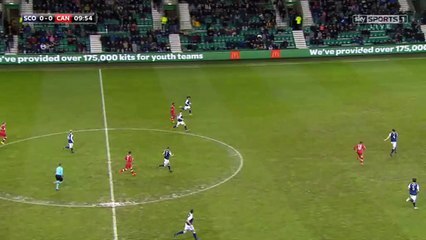Fraser Aird Goal HD - Scotland 0-1 Canada - 22.03.2017 Friendly Match