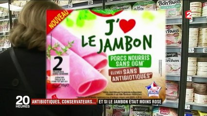 Antibiotiques, conservateurs... Et si le jambon était moins rose