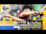 2016 Korea Open Highlights: Ma Long vs Jung Youngsik (R16)