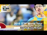 2016 Korea Open Highlights: Joo Se Hyuk vs Mizuki Oikawa (R32)