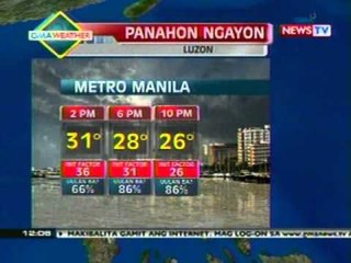 BT:  Weather update as of 12:08pm (Aug 31, 2012)
