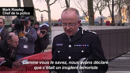 Attentat à Londres: 4 morts dont l'assaillant et un policier