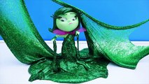 SLIMY FROZEN ELSA GOOEY SLIME GLITTER GLOBE Make Your Own How to Glitzi DIY MagiClip Doll