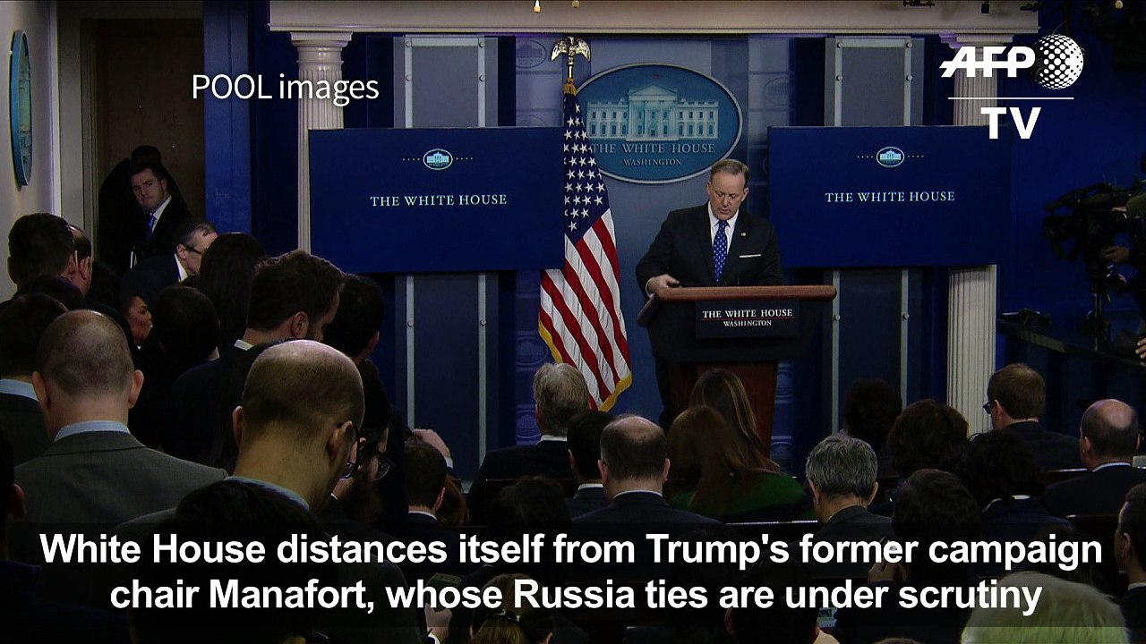 Trump White House distances itself from former campaign manager