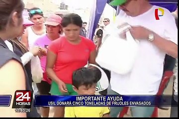 USIL donará 5 toneladas de menestras para damnificados