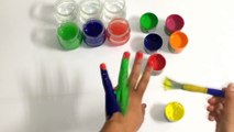 Body Painting Learning Colors Video for Children - Finger Family Nursery Rhymes Ingrid Sur
