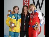 Swimming - women's 200m individual medley SM10 medal ceremony - 2013 IPC Swimming World Champs