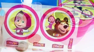 Play Doh Masha and The Bear Picnic Basket Маша и Медведь игрушки Baby Toys Episodes