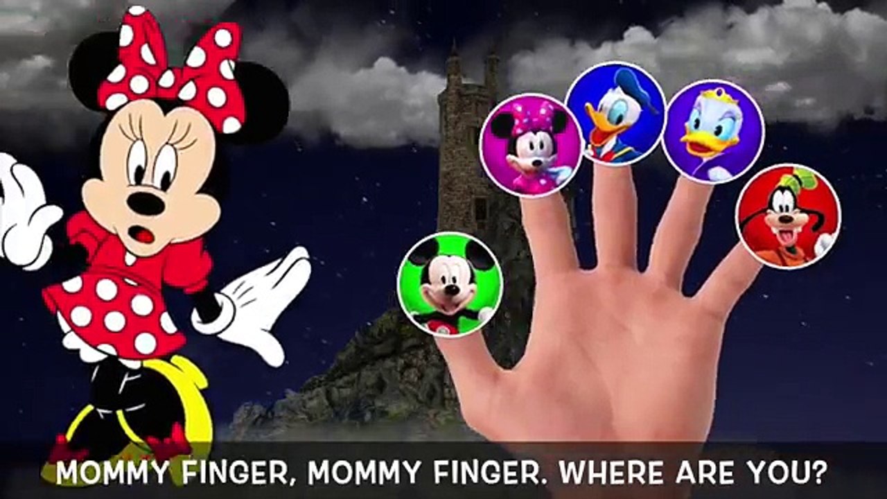 Mickey Mouse Skeletons and Monsters Adventure Finger Family Song!