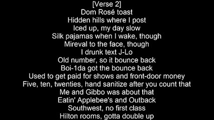 Drake - Free Smoke (Lyrics) __ More Life (2017)