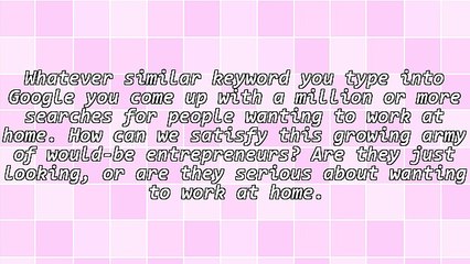 Making Money Online at Home in Your Spare Time